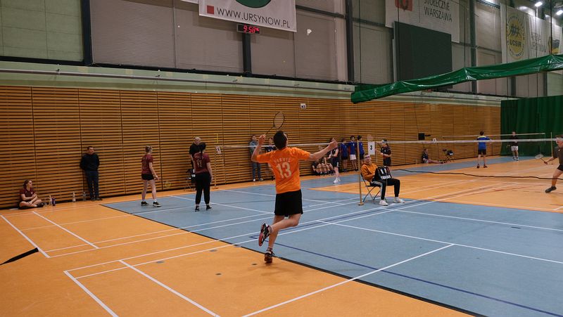 Zawody LVI Warszawskiej Olimpiady Młodzieży w badmintonie 