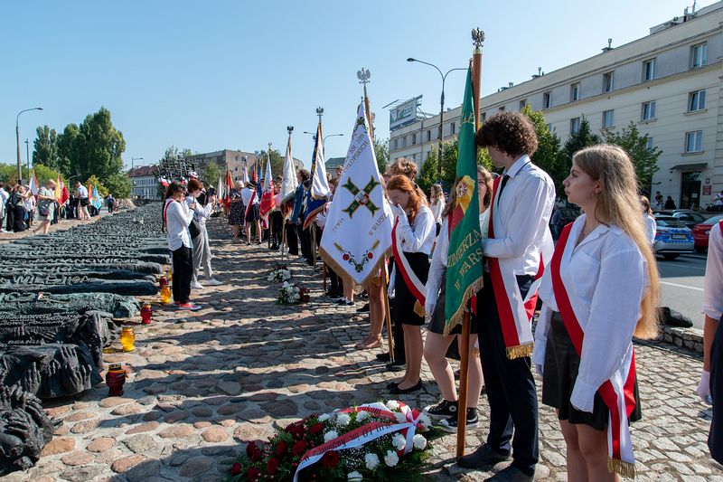 Udział w uroczystości patriotycznej przy Pomniku Poległym i Pomordowanym na Wschodzie 